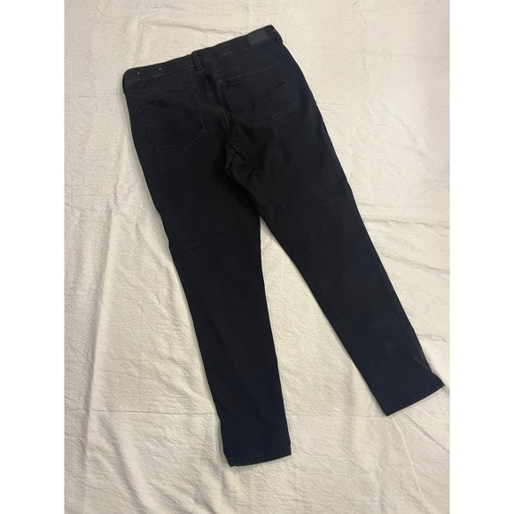 American Eagle 14 360 Next Level stretch Jeans Elastic waist high rise - Picture 1 of 11